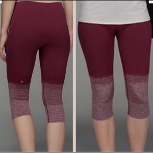 Lululemon Maroon Leggings